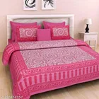 Cotton Queen Bedsheet with 2 Pillow Cover 