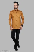 Cotton Blend Full Sleeves Shirt for Men 