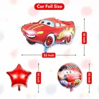 Lightning McQueen Car Theme 4th Birthday Decoration Kit for Kids 