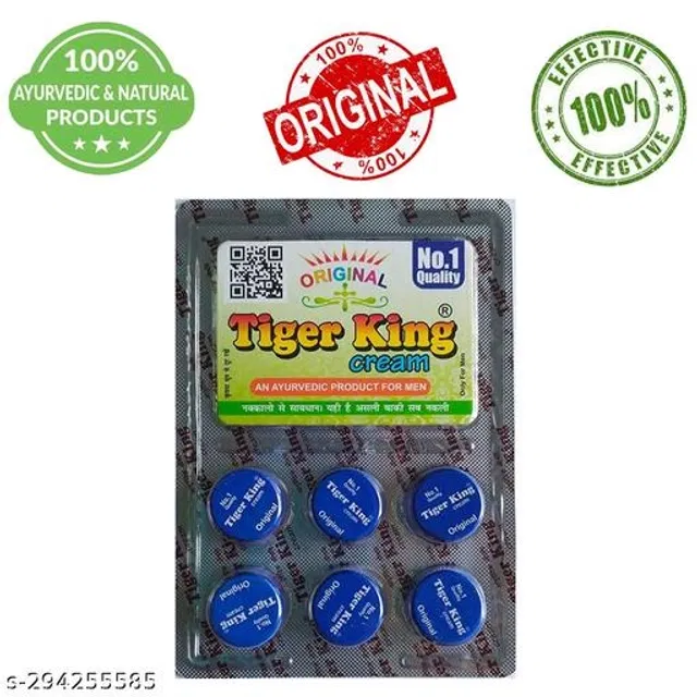 Tiger King Cream Blue Original For Men