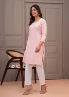 Rayon Printed Kurti for Women 