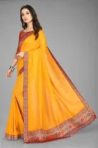 SVB Saree Vichitra Silk Saree With Jacquard Blouse 