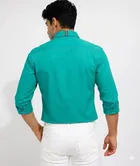 Solid Cotton Blend Shirts for Men 
