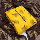 Cotton Slub Unstitched Dress Material for Women 