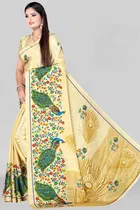 Crepe Printed Saree for Women 