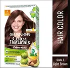 Garnier Color Naturals Cream Riche Hair Color, Light Brown (5) 70 ml + 60 g