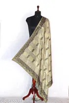 Cotton Printed Dupatta for Women & Girls, Green 