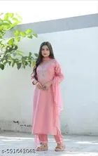 Rayon Slub Kurta Set for Women 