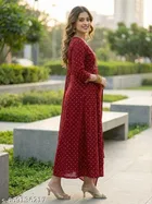 Solid A-line Kurta Set for Women 