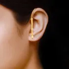 One Gram Gold Plated Alloy Ear Chain For Women's And Girl's 