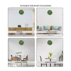 Khatu Craft Circle Clock Plain Green 30x30cm