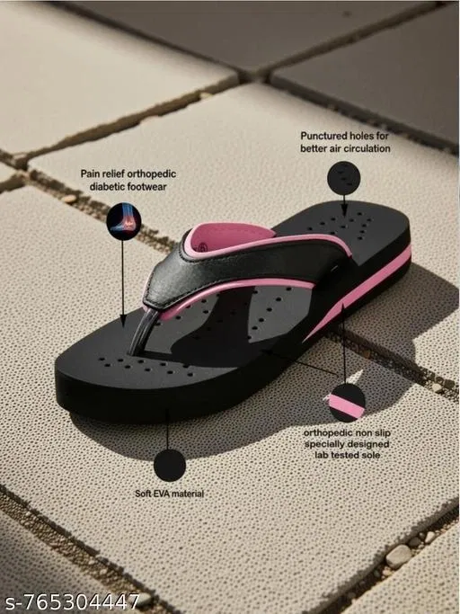 Flipflop for Women, Black (6)