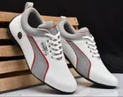 Sports Shoes for Men (White & Grey, 6)