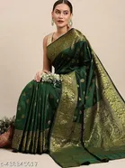 Banarasi Silk Zari Woven Saree for Women 