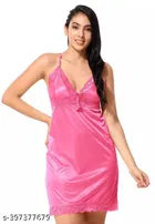 Satin Nightdress Set for Women 