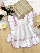 Cotton Solid Frock for Girls 
