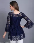 Three-Quarter Sleeves Top for Women 