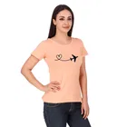 Round Neck Printed T-Shirt for Women 