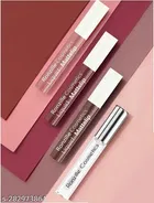 Ronzille Matte Liquid Lipstick with Lip Gloss, Nude Edition [Pack of 4]
