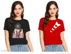 Half Sleeves Printed T-shirts for Women & Girls 
