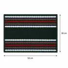 Status Stripe Dot Anti Skid Mat [38x58cm] Green