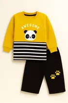 Hoisery Printed Clothing Set for Boys 
