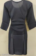 Cotton Blend Embroidered Kurti for Women 