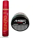 MG5 Hair Wax for Men (150 g) with Spray (420 ml) (Set of 2)