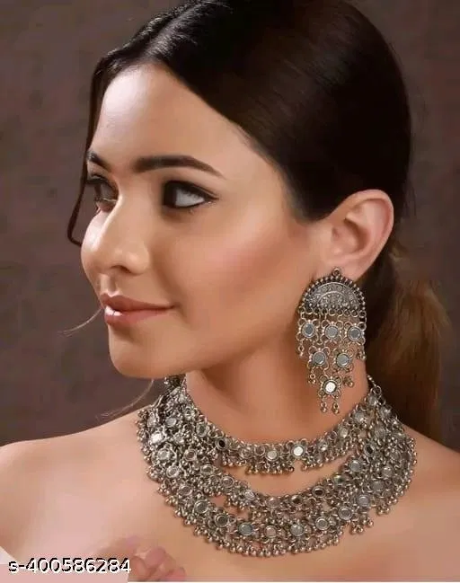 3 Layers Mirror Jewellery Set