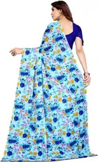 SVB प्रिंटेड साड़ी फॉर वीमेन 