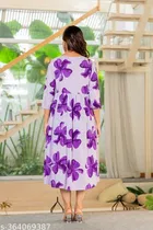 Rayon Kurti for Women, Purple 