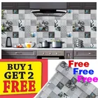 Vinyl Waterproof Wallpaper Roll for Kitchen Wall 
