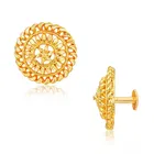 Oxidised Alloy Gold Plated Earrings for Women 