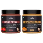 Natural Rose Patel & Amba Haldi Powder for Skin & Hair 