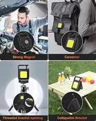 Metal LED Keychain Flashlight 