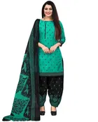 Cotton Suit Fabric with Dupatta for Women 