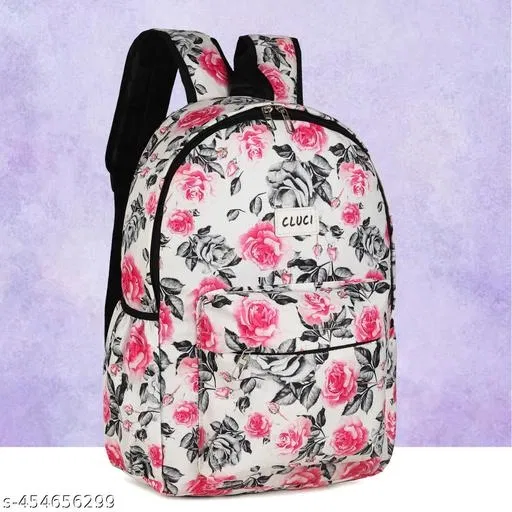 Canvas Backpack Bag, Multicolor