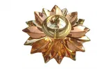 Brass Kamal Patta Akhand Diya for Pooja 