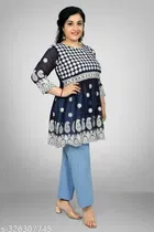 Georgette Chikankari Top for Women 