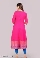 Viscose Rayon Printed Kurti for Women 