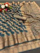 Organza Zari Woven Saree for Women 