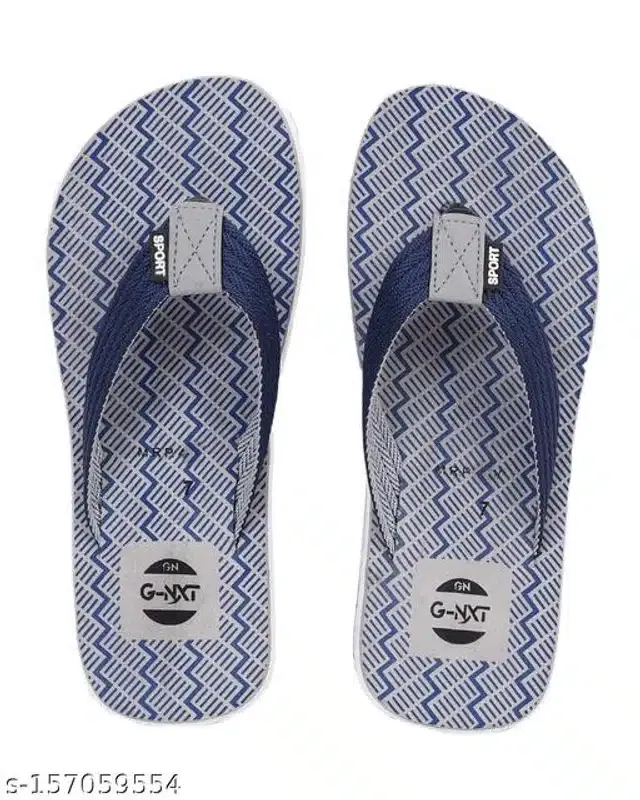 Flipflops for Men (Blue & Grey, 6)
