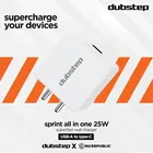 Dubstep All In One 25W 5A Fast Charging Adapter With Cable 