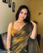 JImmy Choo Saree for Women, Gold 