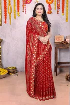 Georgette Printed Saree for Women 