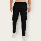 Lycra Nylon Logo Printed Track Pant for Men 