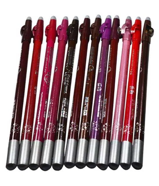 Lenon Makeup Accessory Eye/ Lip Lip Liner Pencil Soft Lip Liner 1 Side Sharpener (D191)