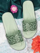 Sliders for Women (Green, 6)