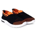 Sports Shoes for Women, Navy & Orange 