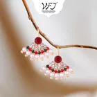 Brass Pearl Ear Cuffs for Women 